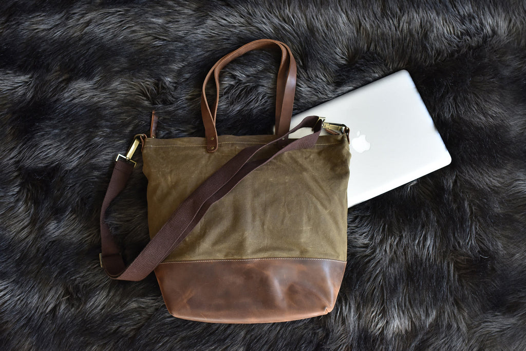 Bolso de tela para novio