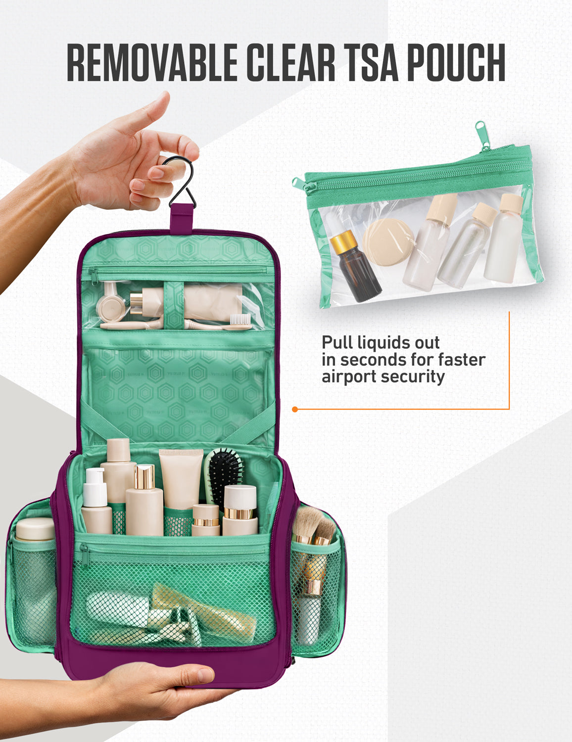 Hanging Travel Toiletry Bag
