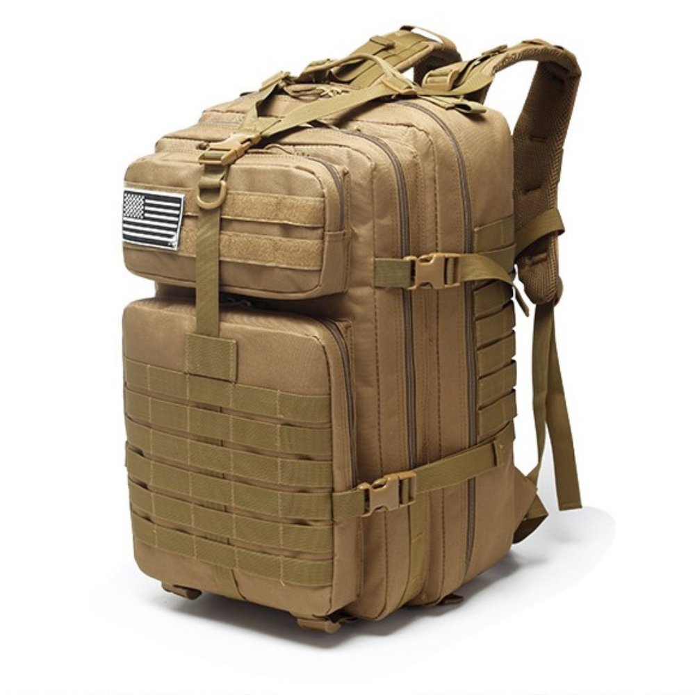 Mochila táctica de 42 litros con parche de EE. UU.