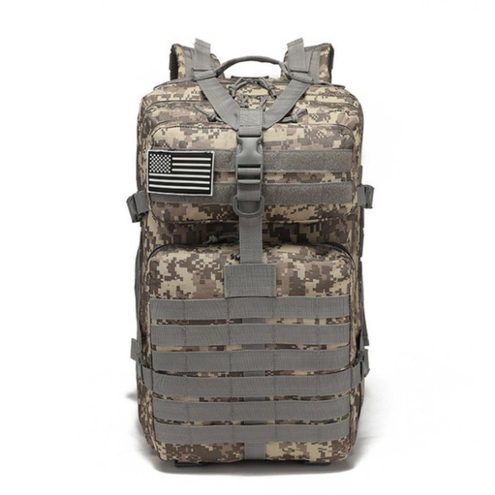 Mochila táctica de 42 litros con parche de EE. UU.